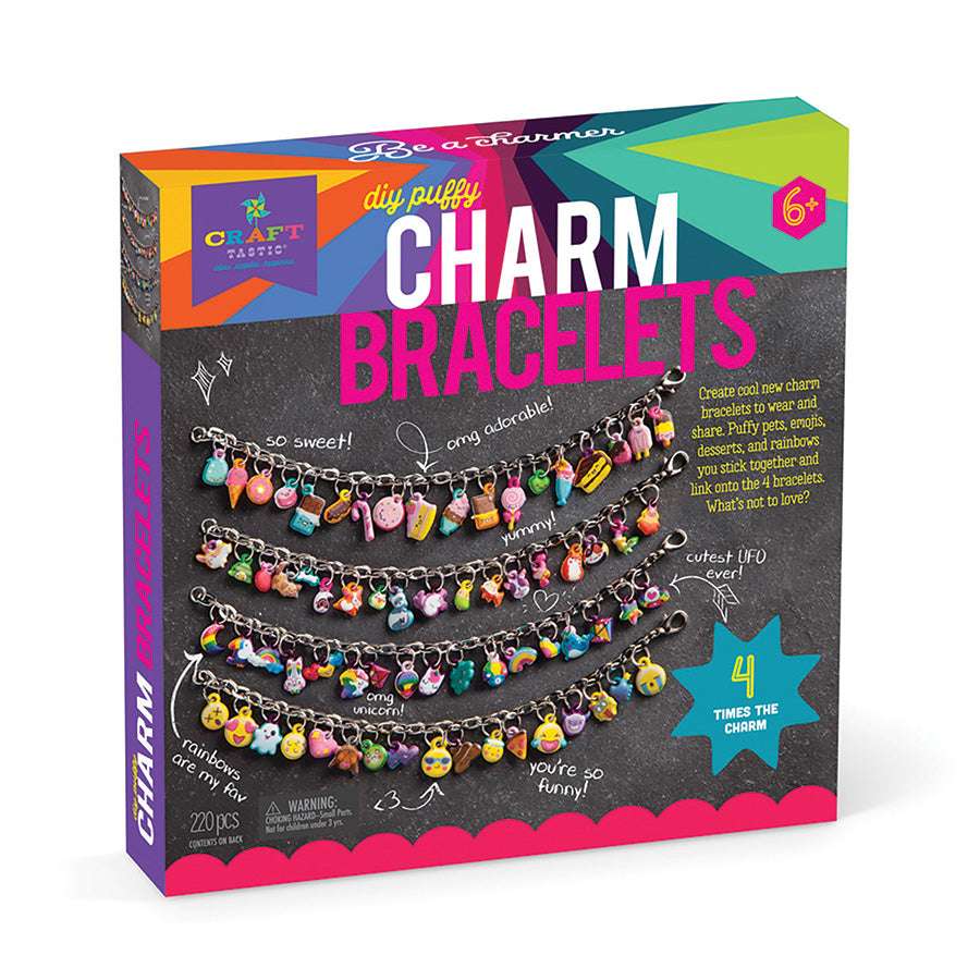 Craft-tastic:  Puffy Charm Bracelets