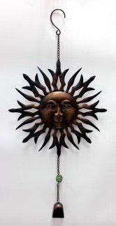 Metal Sun Face with Bell