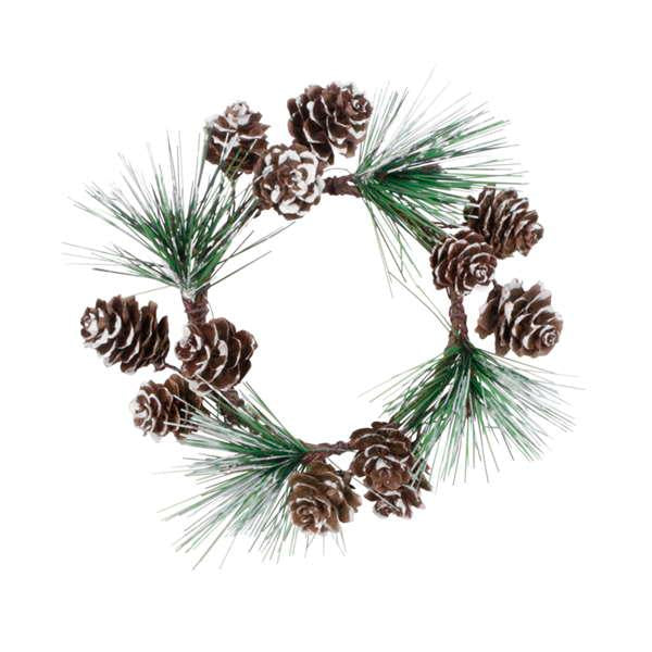 Pinecone 2.5" Candle ring