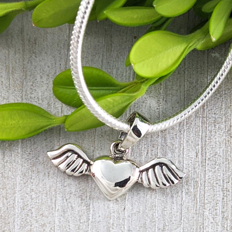 Heart with Wings Pendant