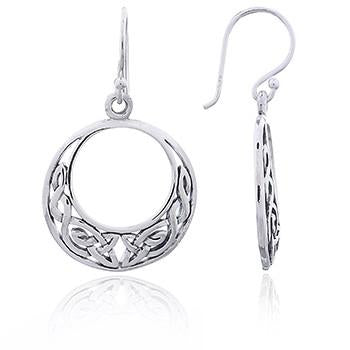 Celtic Crescent Earrings