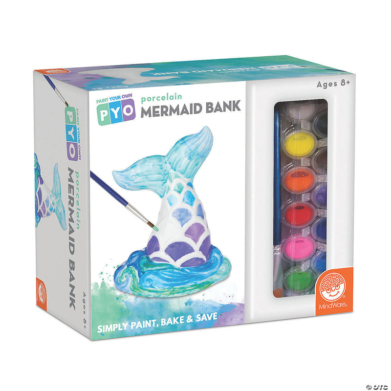 Paint Your Own Mermaid Bank