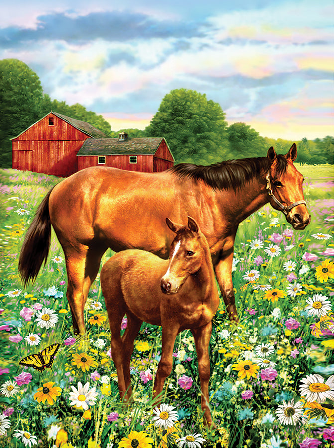 Royal & Langnickel Paint By Numbers: Horses in Field